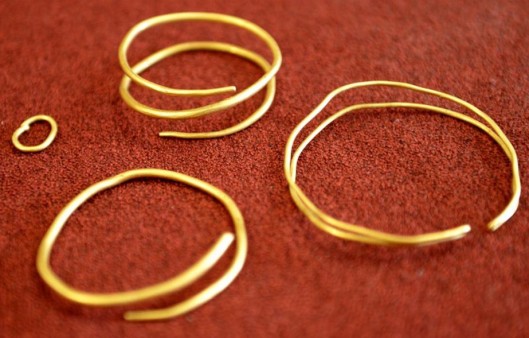 gold bracelets treasure artefacts