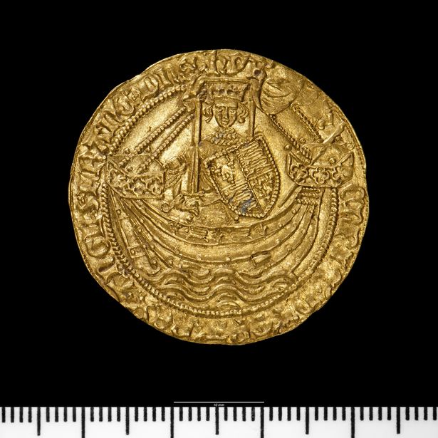 Medieval gold coin treasure trove