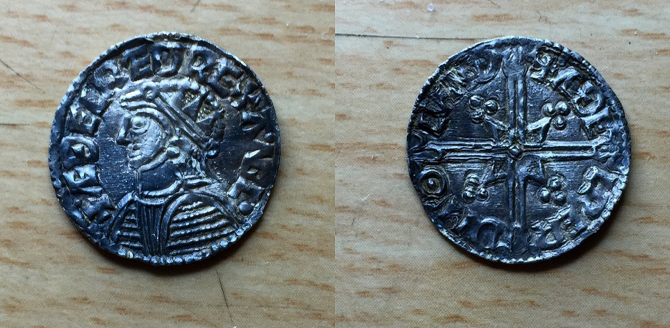 Aethelred II Voided Long Cross penny