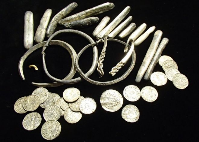 Viking hoard treasure