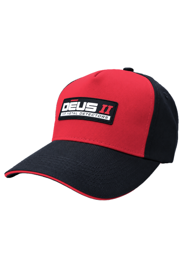 XP Deus II Baseball Cap - Red & Black XP Deus II Baseball Cap - Red & Black
