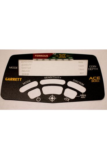 Front panel label for Garrett Ace300i