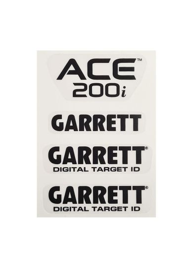 Label / sticker set for Garrett Ace 200i