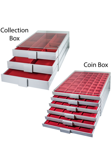 Lindner Collection Box and Coin Box - 20mm and 40mm