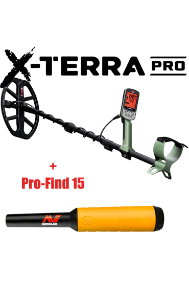 Minelab X-Terra Pro + Pro-Find 15
