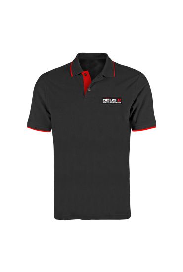 XP Deus II Polo Shirt  BLACK