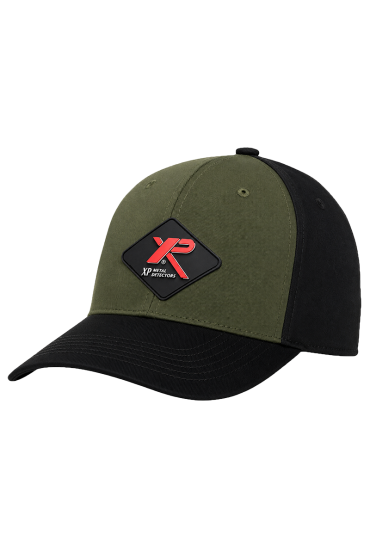 XP Baseball Cap - Khaki Green & Black