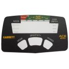 Front panel decal/sticker for Garrett Ace200i