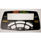 Front panel decal/sticker for Garrett Ace400i