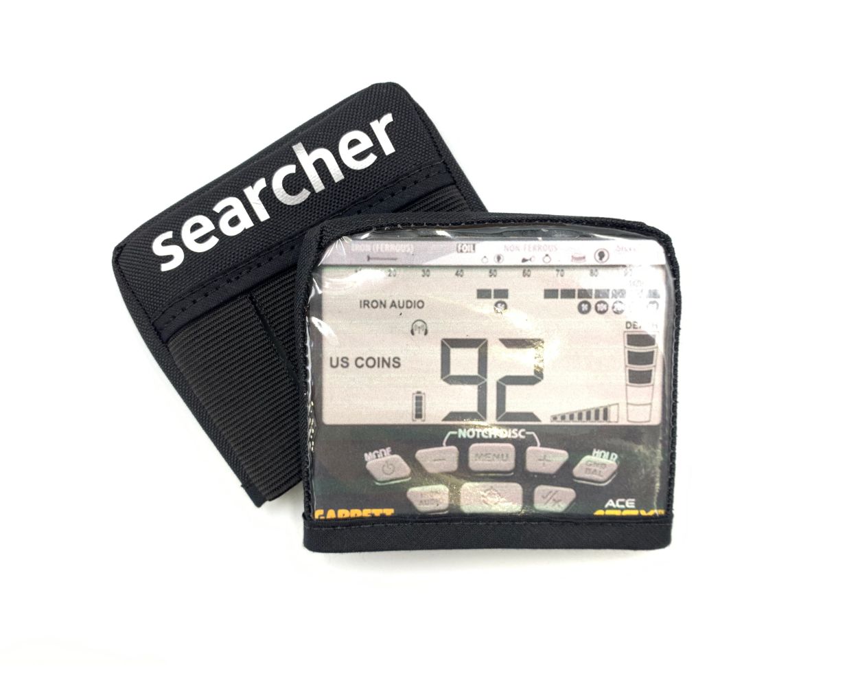 Control Box Cover for Garrett ACE Apex - Searcher front and back