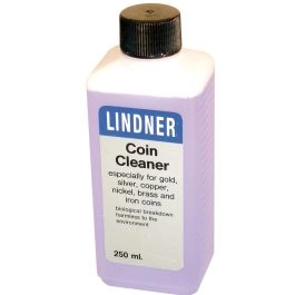 New High Quality Lindner Coin Cleaner For All Coin Types 250ml Safe  Solution NEW